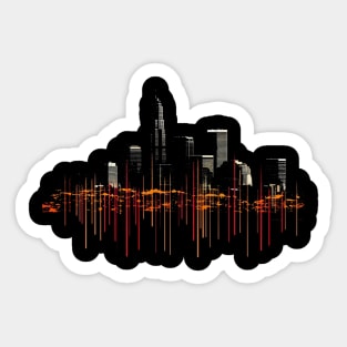 Phoenix Arizona Skyline City of USA Sticker